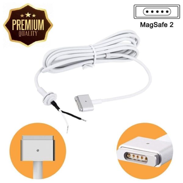 Cable (T-Tip DC Cable) DC Repair Cord for MacBook AIR/PRO Retina Magsafe 2 45W 60W 85W AC Power Adapter